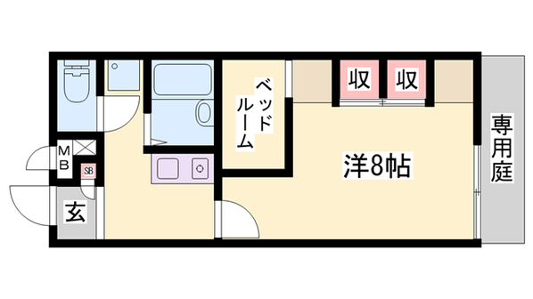 西明石駅 徒歩20分 1階の物件間取画像